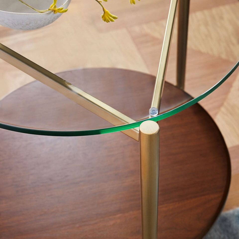 MidCentury Art Display Side Table (51 cm) West Elm UK